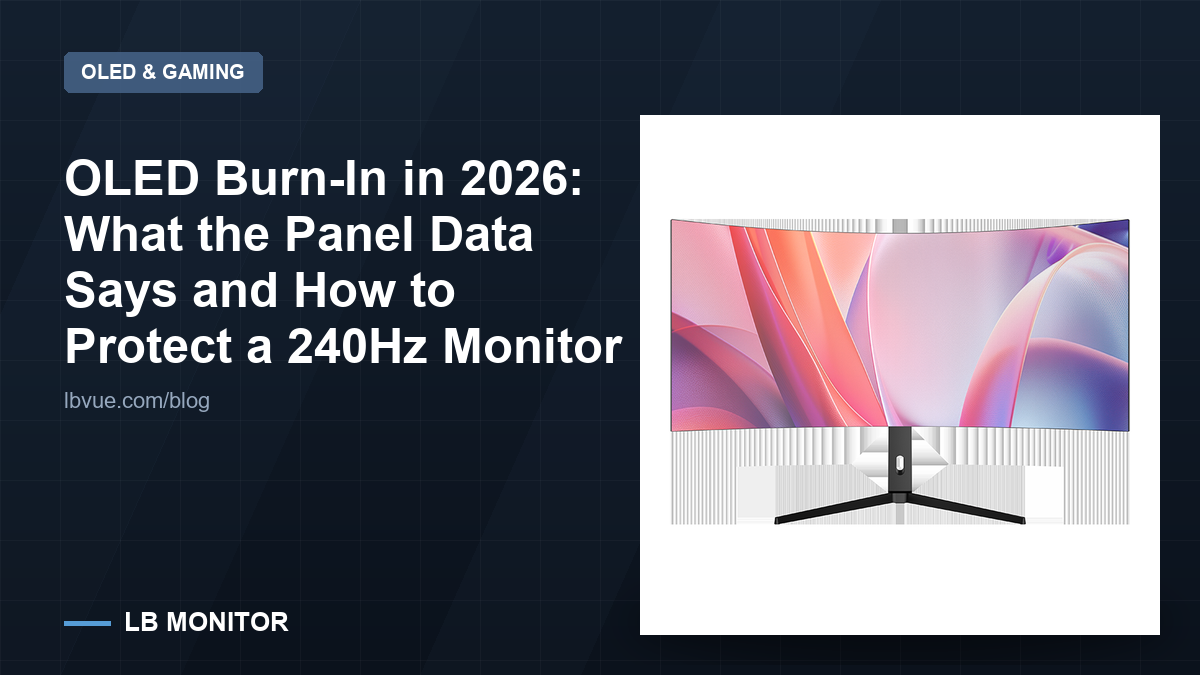 OLED Burn-In in 2026: What the Panel Data Says and How to Protect a 240Hz Monitor
