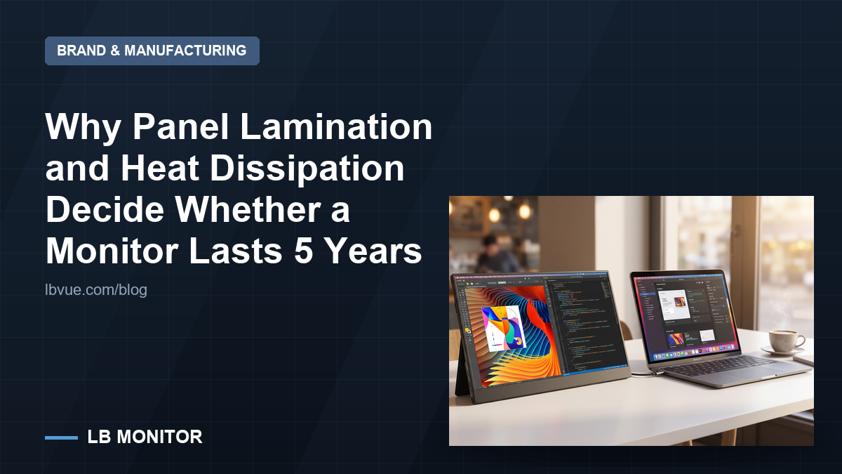 Why Panel Lamination and Heat Dissipation Decide Whether a Monitor Lasts 5 Years