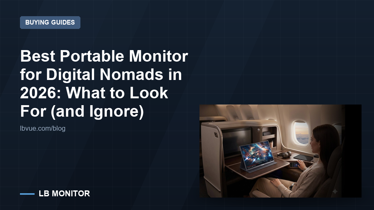 Best Portable Monitor for Digital Nomads in 2026: What to Look For (and Ignore)